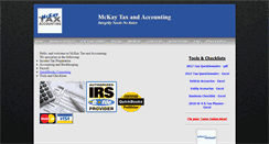 Desktop Screenshot of mckaytax.com